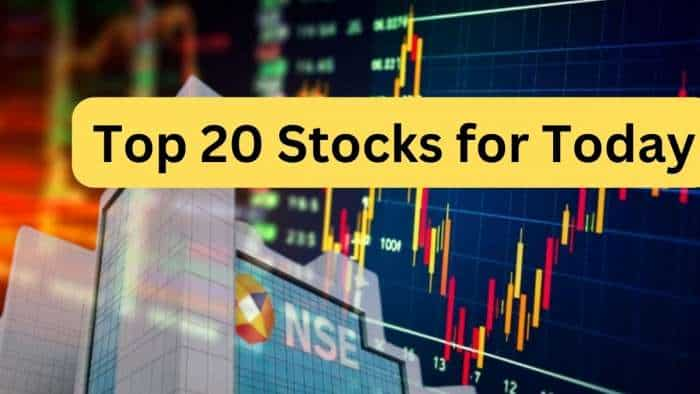 Top 20 Stocks for Today on 6 August 2024 check zee business traders diary for intraday and investment