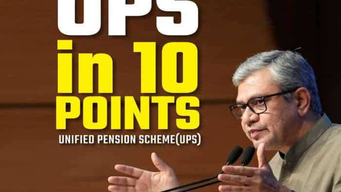 UPS: Ashwini Vaishnav detailed Unified Pension Scheme in 10 points only