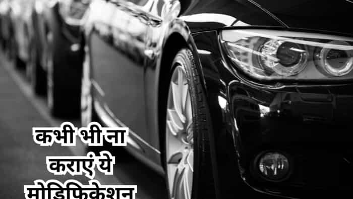 Car modification illegal in india traffic police heavy challan check details 