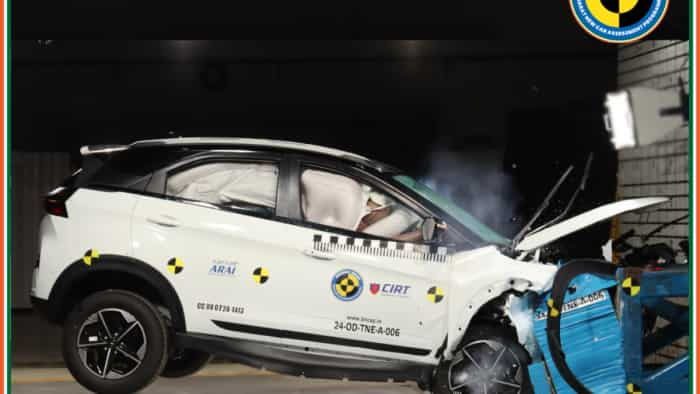 Tata Nexon got bharat NCAP 5 star rating in car crash test after global NCAP 