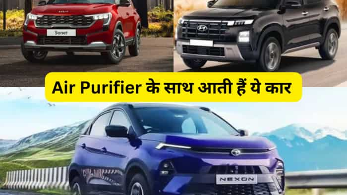 Cars with air purifier amid delhi air pollution hyundai creta nissan magnite kia sonet and others 