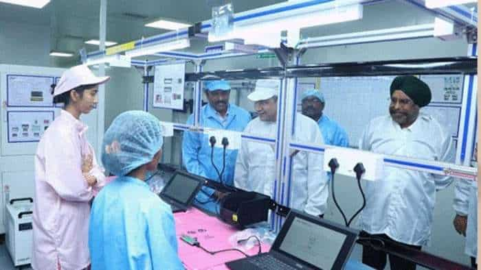 Union Minister Ashwini Vaishnaw inaugurated Syrma SGS Technology state of the art laptop assembly line in Chennai