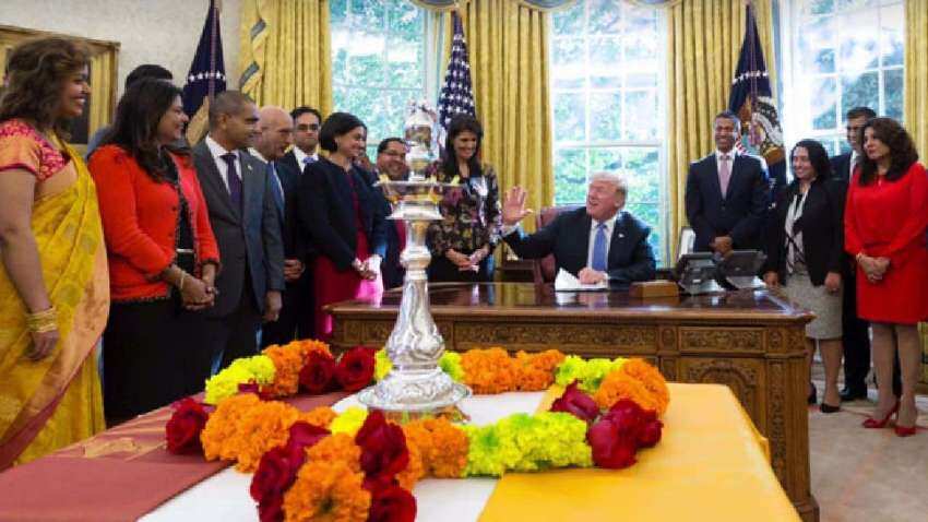 Donald Trump ने दी दिवाली की बधाई, बोले भारत-अमेरिकी दोस्‍ती को दर्शाने का है विशेष अवसर