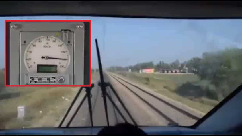 पीयूष गोयल ने शेयर किया चलती Train 18 का Video, स्पीडोमीटर ने छुआ 180 KM/h का आंकड़ा