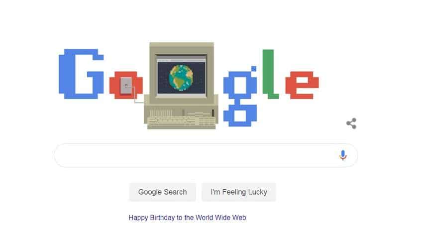 World Wide Web के 30 साल पूरे होने पर Google ने बनाया Doodle