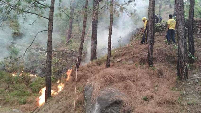 जंगलों में लगी आग से झुलसे पहाड़, हजारों हेक्टेयर फसल स्वाहा, किसानों को भारी नुकसान