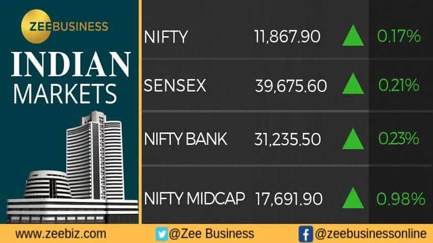 बढ़त के साथ शेयर मार्केट की शुरुआत, निफ्टी 11,867 और सेंसेक्स 39,675 अंक पर खुला