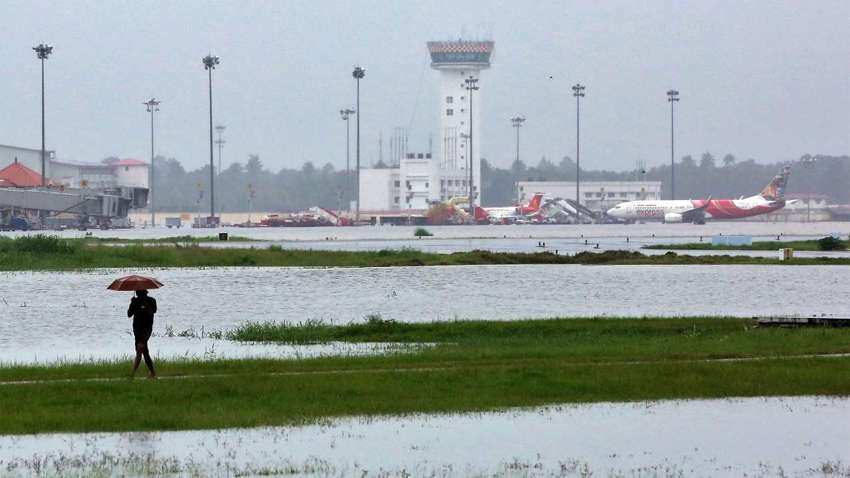 बारिश-बाढ़ से कोच्चि Airport 3 दिन के लिए बंद, MP में भी हालात खराब