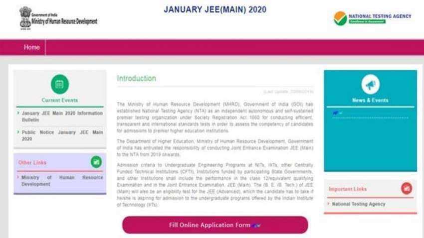 JEE Main 2020: अप्लाई करने के लिए ऐसे भरे एप्लीकेशन, फोटो में भी कर सकते हैं सुधार