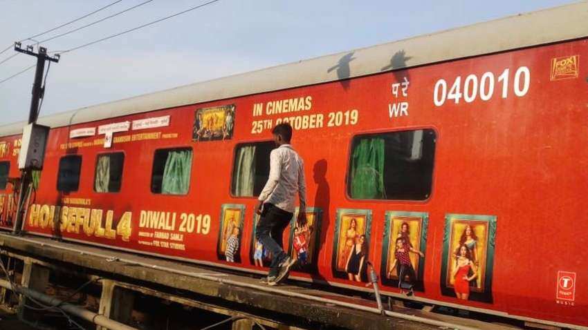फिल्में प्रमोट करेगा IRCTC ,  ‘हाउसफुल 4′  के लिए अक्षय कुमार ने  बुक की पूरी ट्रेन