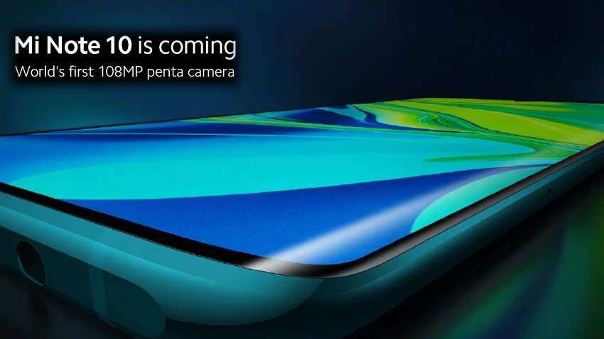 जल्द लॉन्च होगा 108MP के साथ 5 कैमरे वाला Mi Note 10 स्मार्टफोन