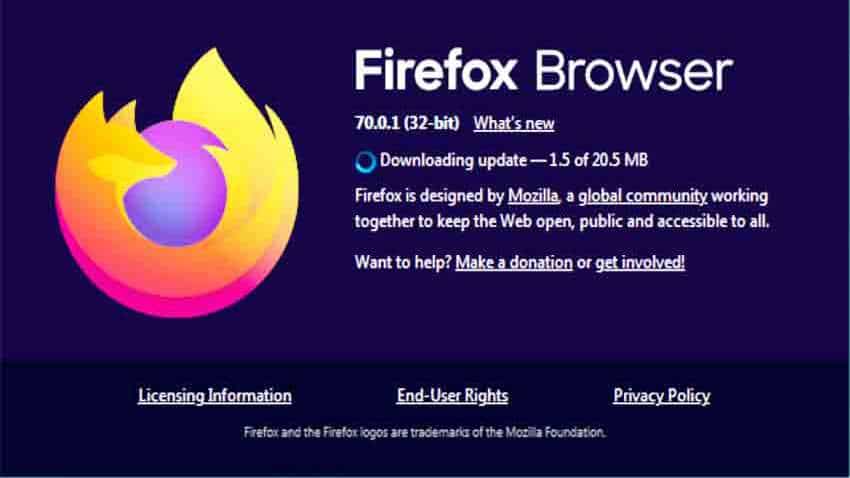 Firefox Latest Update: Firefox अभी करें अपडेट, खतरे में पड़ सकता है आपका डेस्कटॉप 
