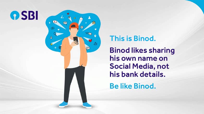 SBI ने ग्राहकों को दी 'Be like Binod' बनने की सलाह, ऑनलाइन फ्रॉड पर दिए खास टिप्स