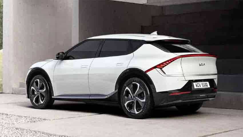 इलेक्ट्रिक कार Kia EV6 की लॉन्च से पहले फोटो जारी, शानदार है डिजाइन