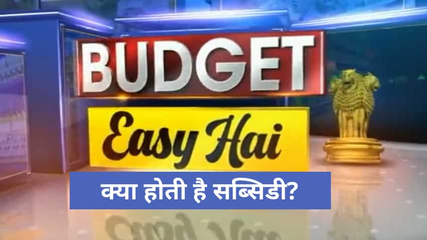Budget 2022 Easy Hai: क्या होती है सब्सिडी? 1 मिनट में अनिल सिंघवी से समझिए इसका पूरा मतलब