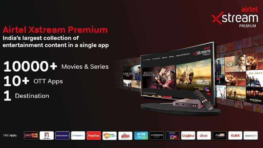 Airtel ने लॉन्च किया Xstream premium, एक प्लेटफॉर्म पर मिलेगा 15 OTT का मजा, सब्सक्रिप्शन कीमत ₹149 से शुरू