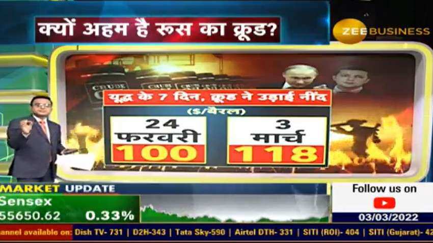 रूस-यूक्रेन युद्ध से क्रूड में लगी आग, 10 साल में सबसे ज्यादा बढ़े दाम, जानिए कितनी बढ़ेगी कीमत