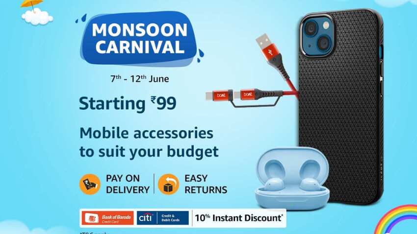 Amazon Monsoon Carnival: डिस्काउंट की बौछार! 60-70% छूट के साथ खरीदें फोन्स- स्मार्ट TV समेत ये प्रोडक्ट्स