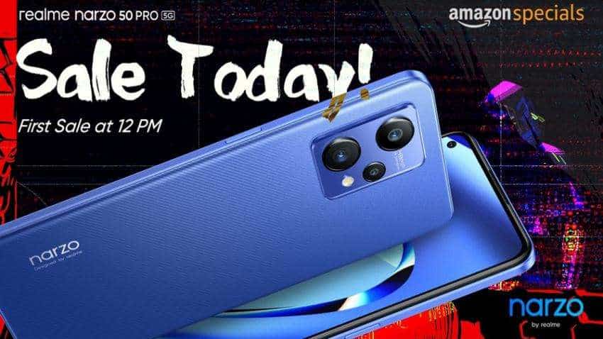 Realme Narzo 50 Pro 5G की पहली सेल आज से शुरू,मिल रहा है 2,000 रुपये का कैशबैक, जानें डीटेल्स