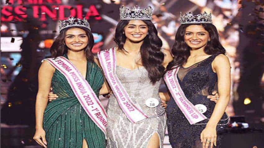 Miss India 2022: 21 साल की सिनी शेट्टी ने जीता मिस इंडिया का खिताब, मानसा वाराणसी ने पहनाया ताज
