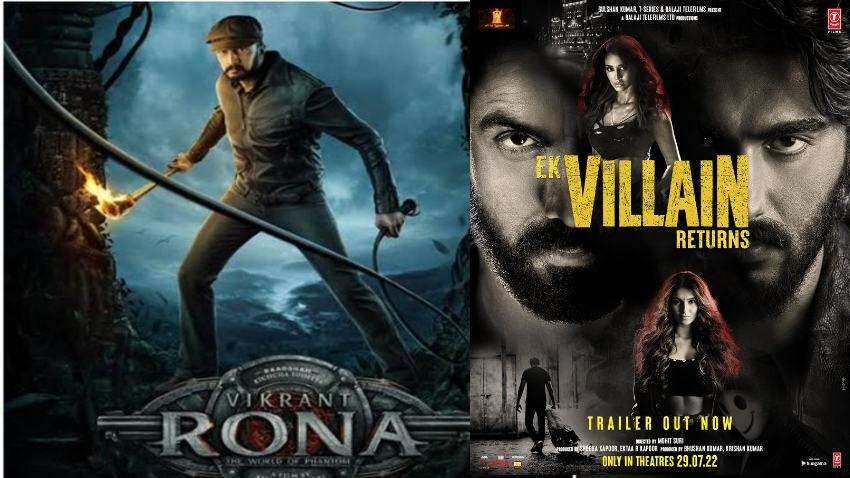 Box Office: Ek Villain Returns ने दो दिन में कमा लिए इतने करोड़, विक्रांत रोणा ने भी पकड़ी रफ्तार