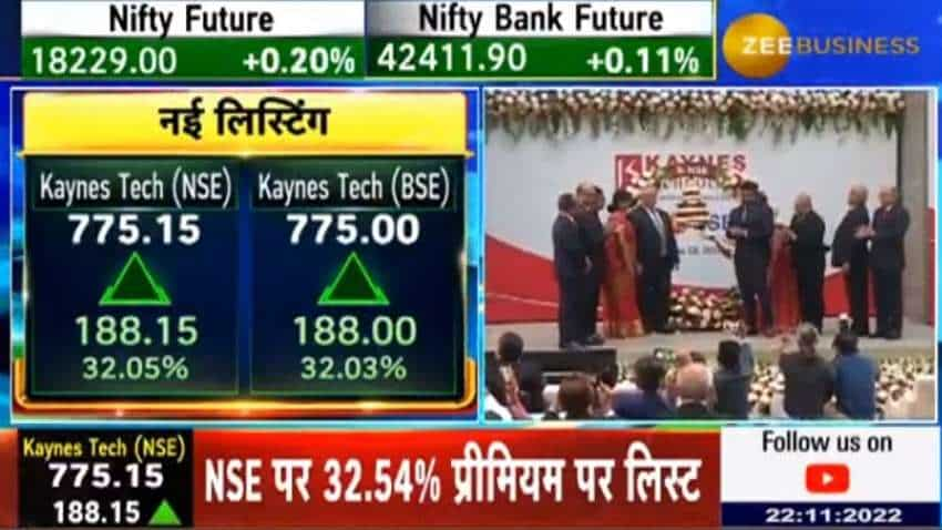 Kaynes Technology IPO Listing Today: निवेशकों को बंपर मुनाफा! 32% प्रीमियम के साथ हुए लिस्ट, यहां लगाएं SL