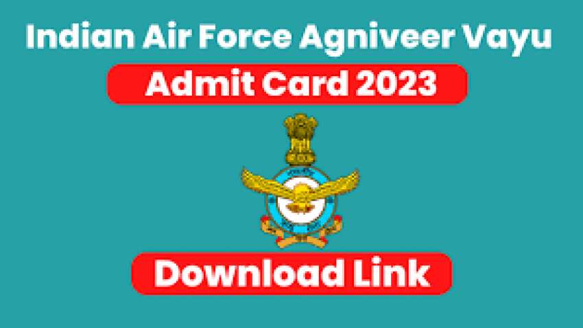 IAF Agniveer Vayu Admit Card 2023: अग्निवीर वायु का एडमिट कार्ड जारी, इस लिंक से डाउनलोड करें एडमिट कार्ड