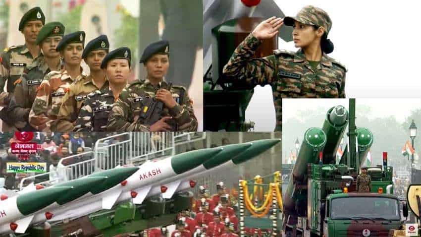 Republic Day 2023: महिलाओं ने किया इंडियन नेवी और एयरफोर्स का नेतृत्व, अर्जुन टैंक-नाग और ब्रह्मोस मिसाइल की दिखी झलक