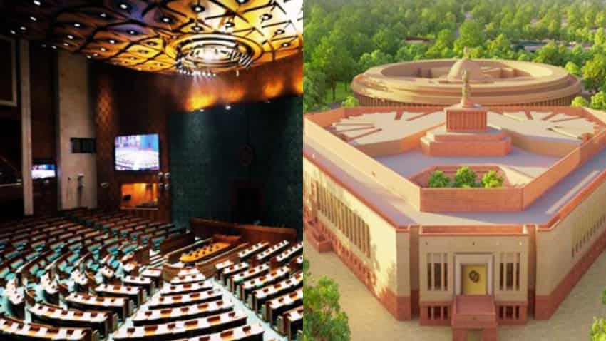 New Parliament Building Inauguration: कितनी खूबसूरत है नए संसद की इमारत,  तस्‍वीरों में देखिए | Zee Business Hindi