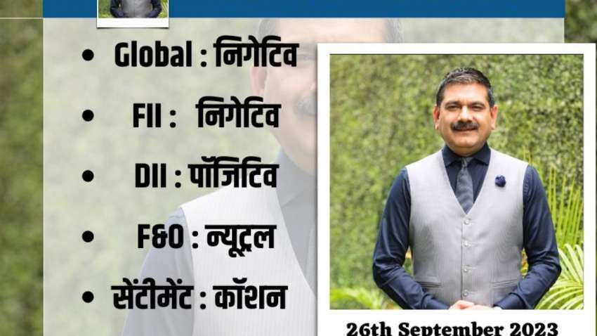 मार्केट गुरु Anil Singhvi की स्ट्रैटेजी; कहा - ग्लोबल संकेत निगेटिव, नोट कर लें Nifty-Bank Nifty के अहम लेवल 