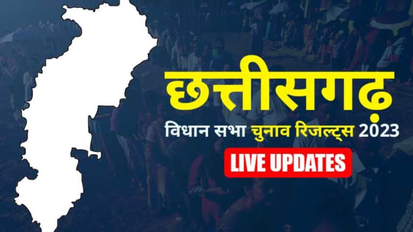 Chhattisgarh Vidhan Sabha Chunav Result 2023 Live Updates: छत्तीसगढ़ में दिख रहा कमल का जादू , BJP 43 सीटों पर आगे