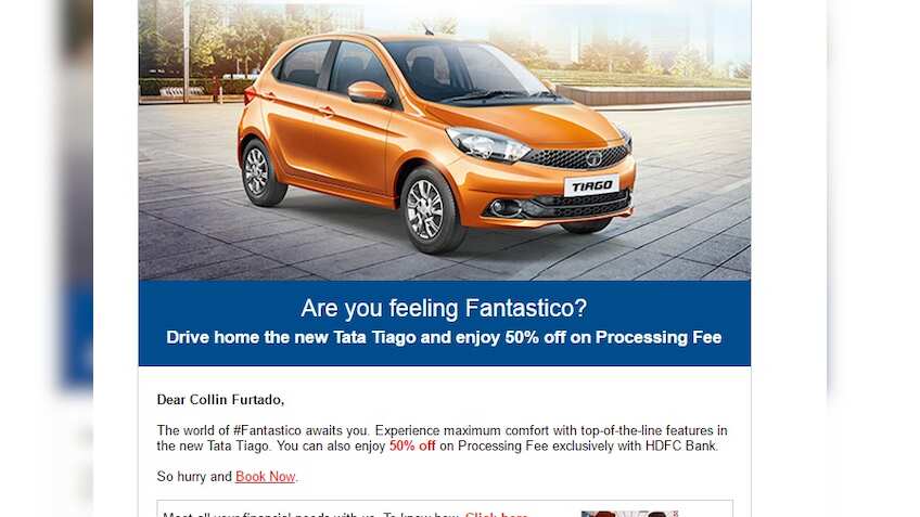 HDFC Bank waives off half of processing fee for Tata Tiago. Will it help?