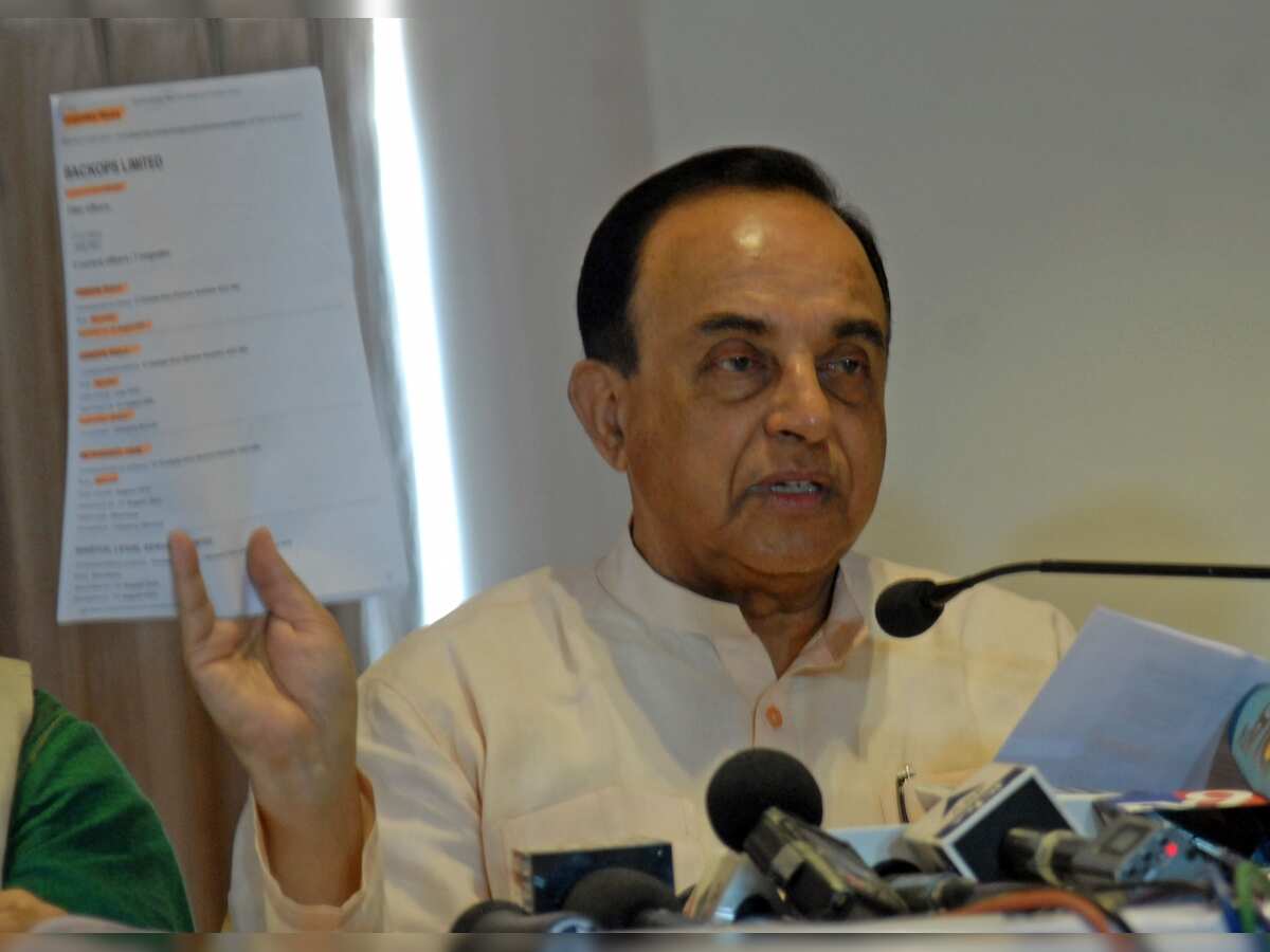 Swamy writes to PM Modi; says sack Rajan