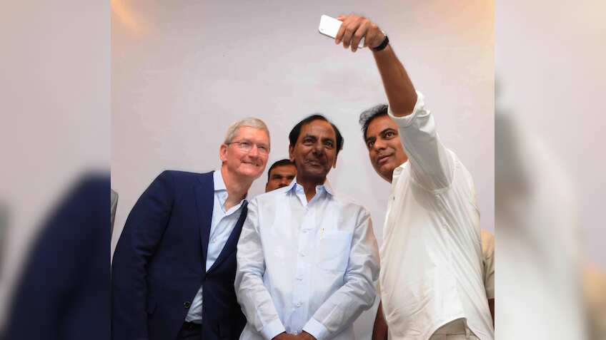 "Impressed by Hyderabad's culture and history", says Tim Cook