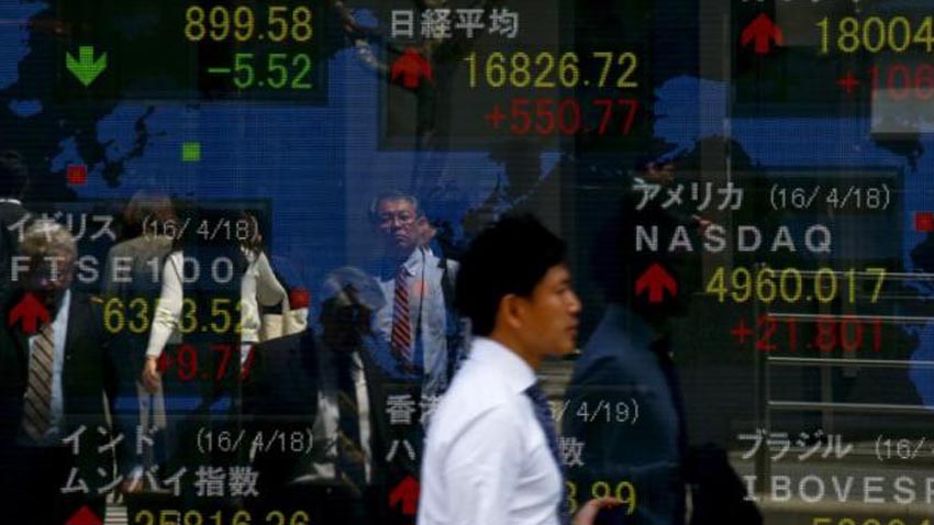 Asian shares near 10-week lows; dollar bounces on US Fed rate view