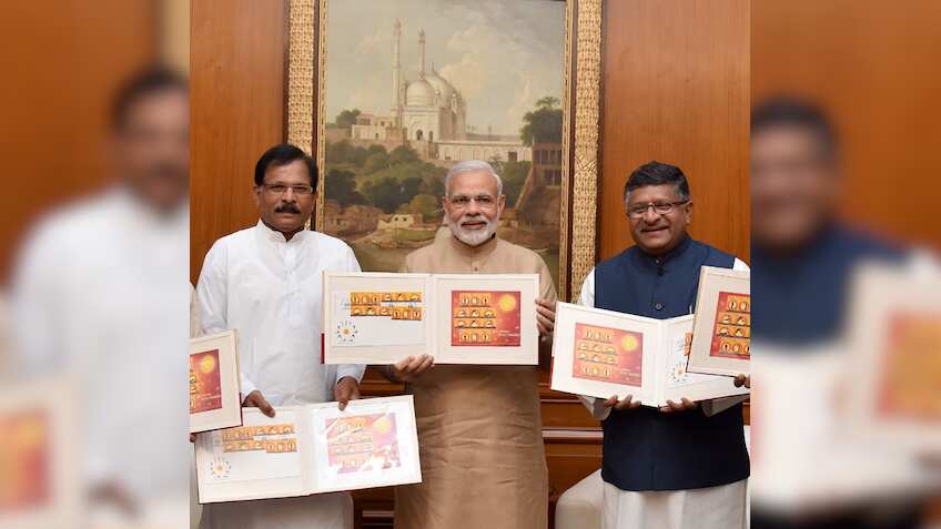 International Day of Yoga 2016: PM Modi releases Surya Namaskara stamps
