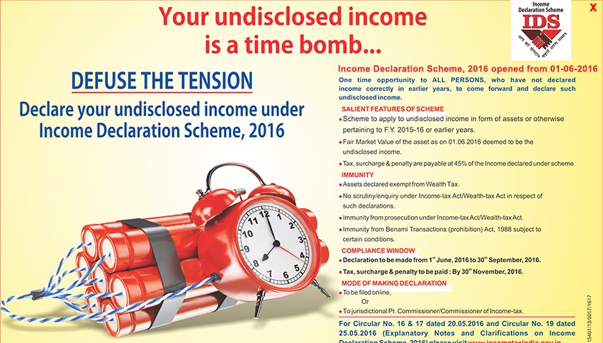 Black money compliance window: After completing a month, I-T dept creates special tab on website