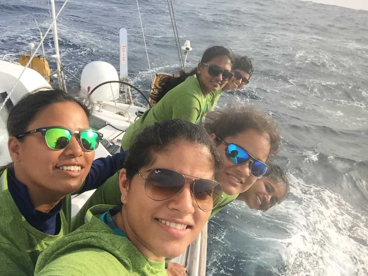 Ladies creating historic moments in Indian Navy's history. Twitter
