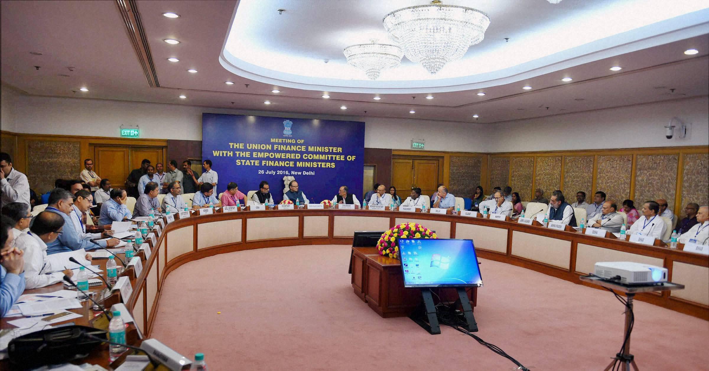 Cabinet drops 1% additional tax on inter-state sales for GST bill