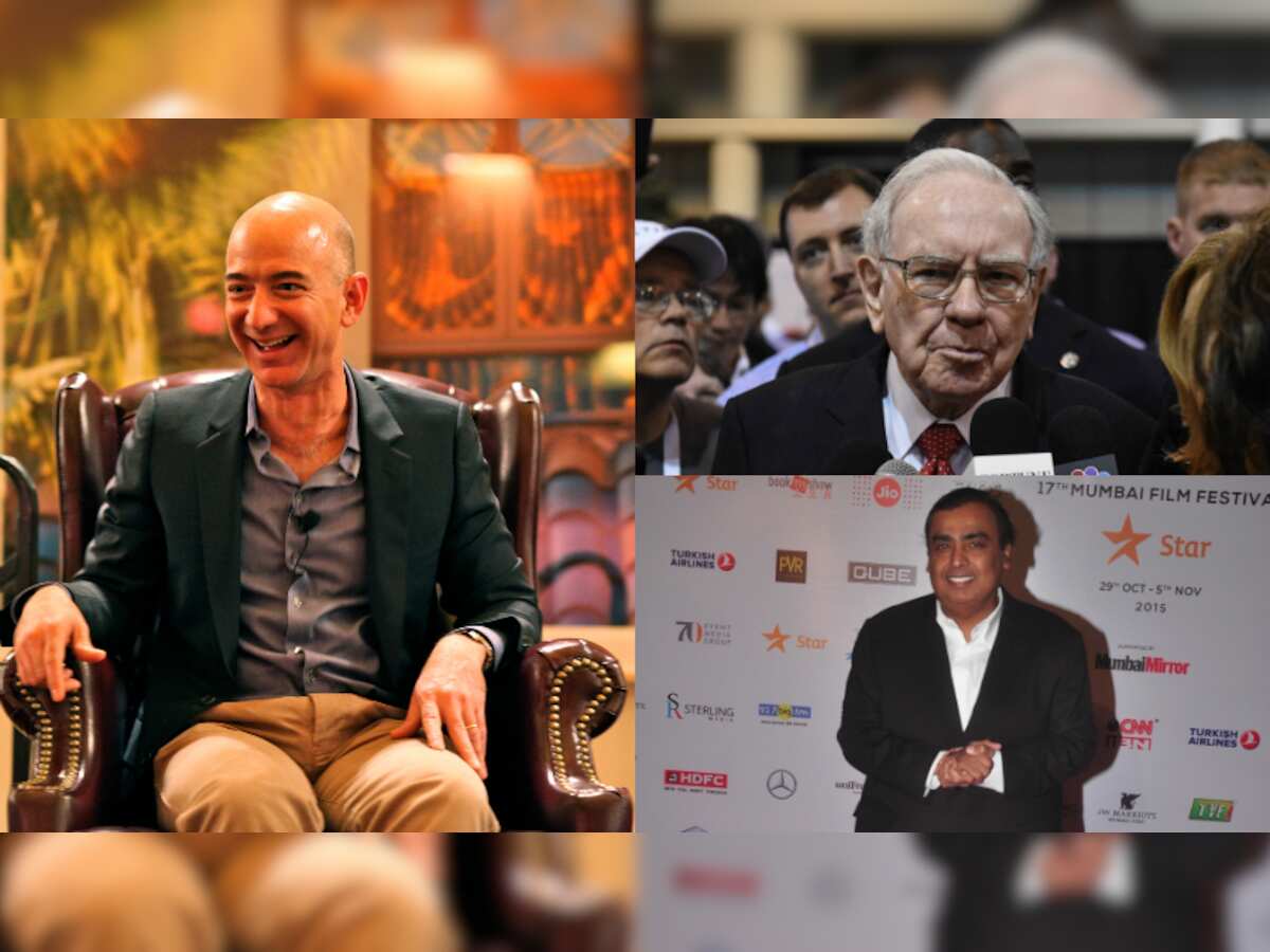 Bezos is now richer than Buffet, Mukesh Ambani
