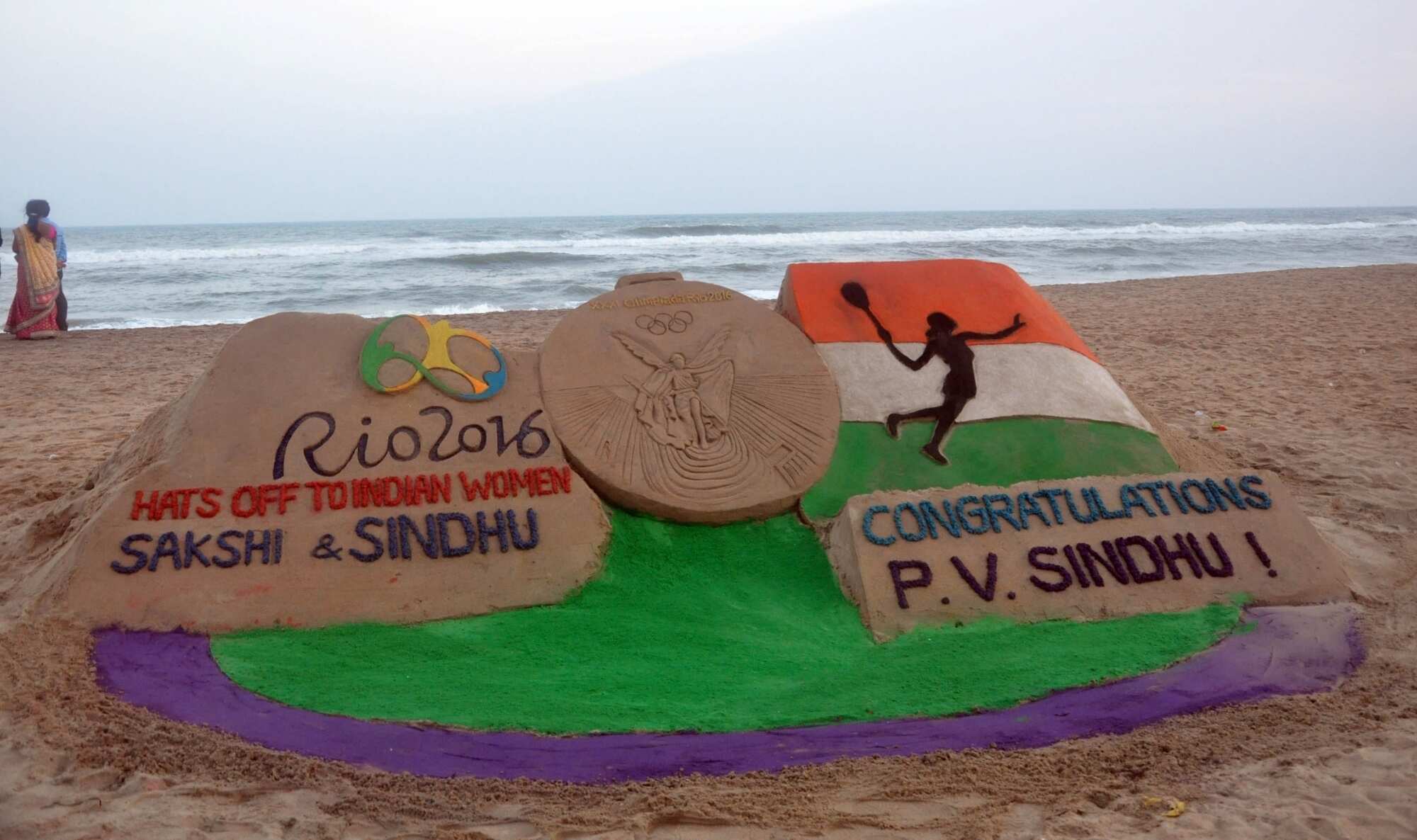 Each of India's two Olympic 2016 medals represents 665 million people