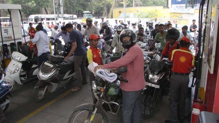 Petrol price hiked by Rs 58 paise; Diesel