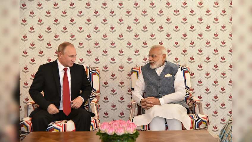 PM Narendra Modi, Vladimir Putin begin bilateral talks 