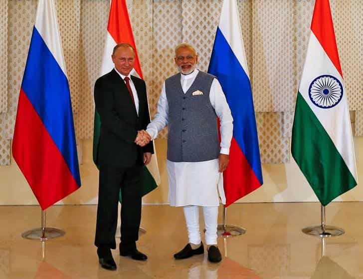 India, Russia agree missile sales, joint venture for helicopters 