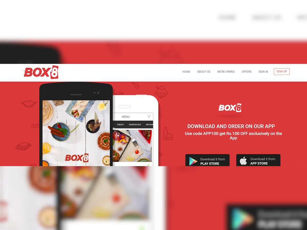 Pay after you receive your food, Box8 says