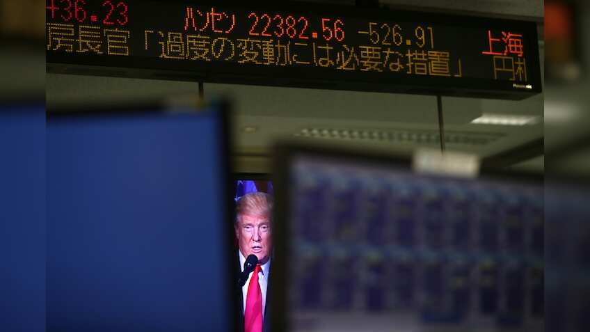 Asian markets hit by Trump fears, weak yen lifts Tokyo
