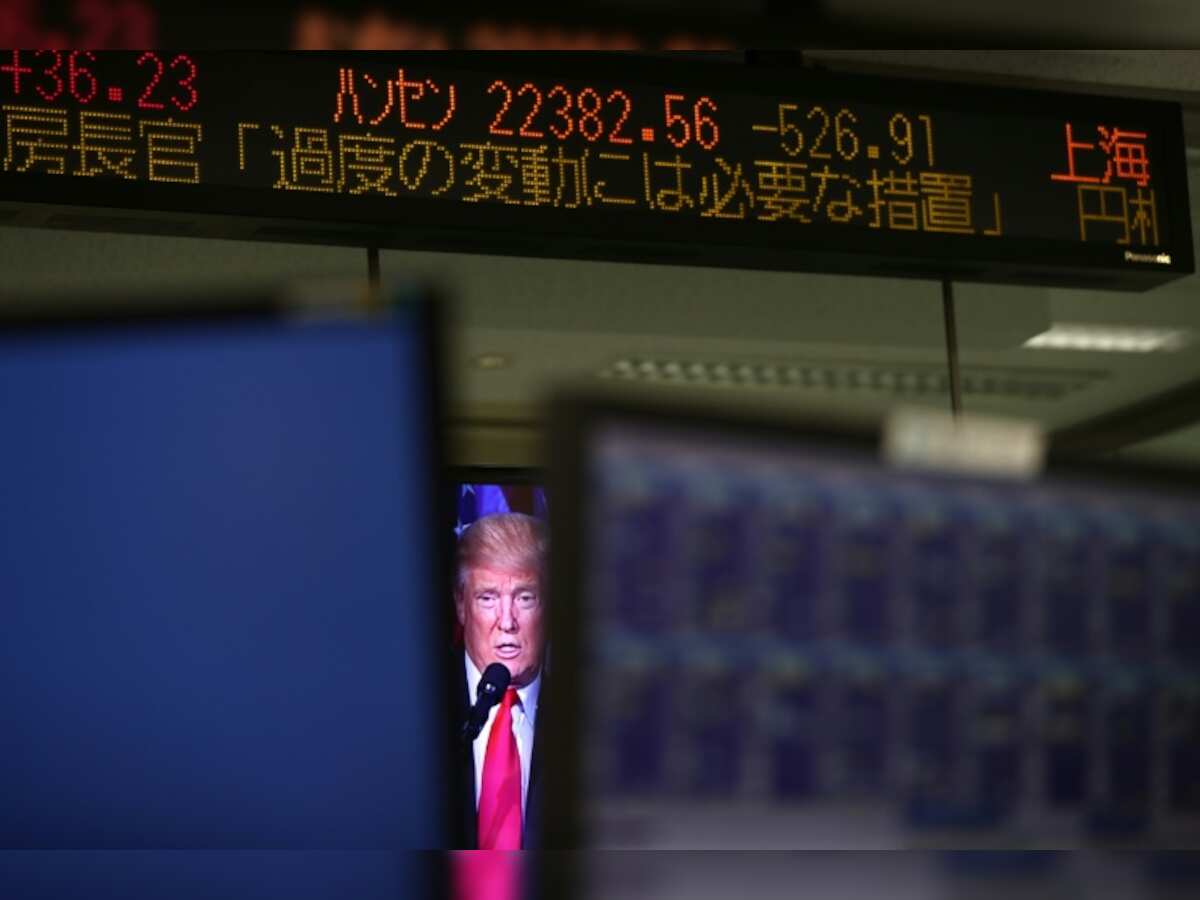 Asian markets hit by Trump fears, weak yen