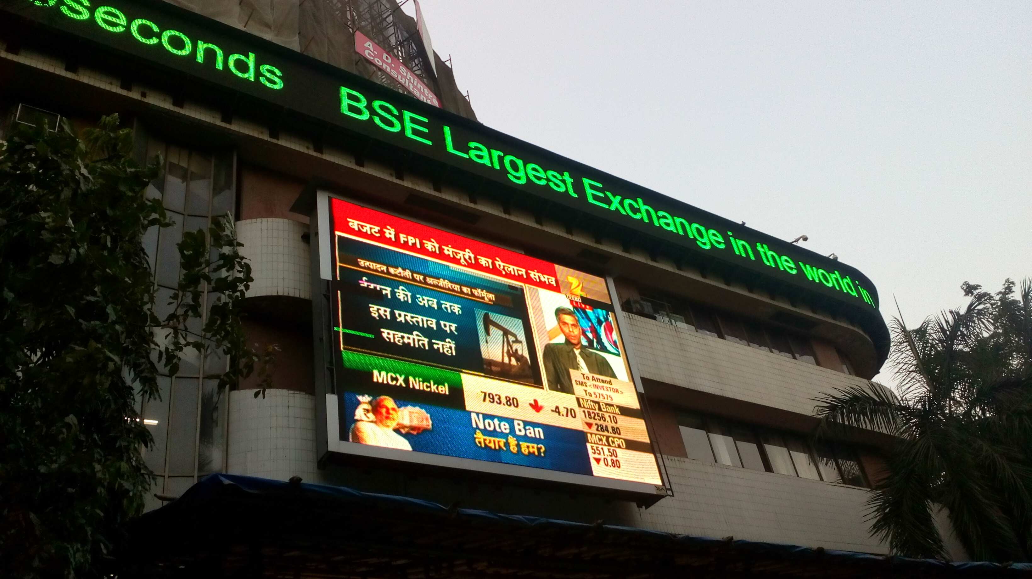 LIVE: Domestic markets end flat; Nifty closes below 8,200-mark
