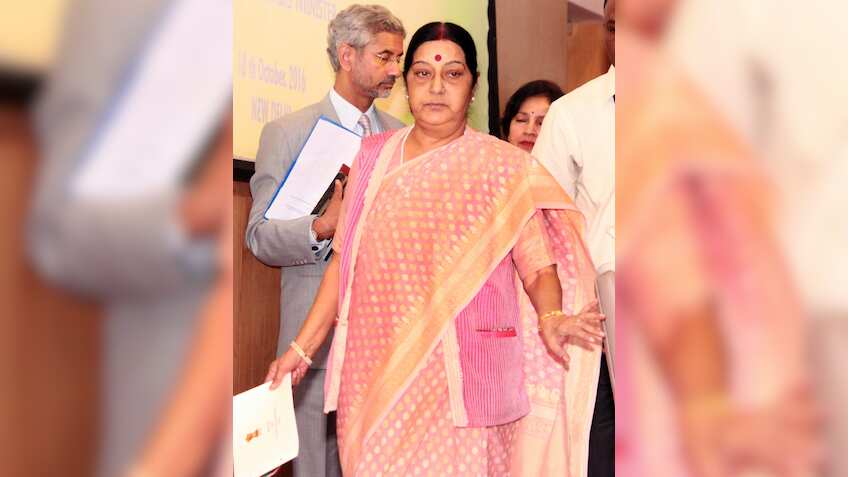 Unimpressed with two states love story, Sushma Swaraj says, 'Would have sent a suspension order'
