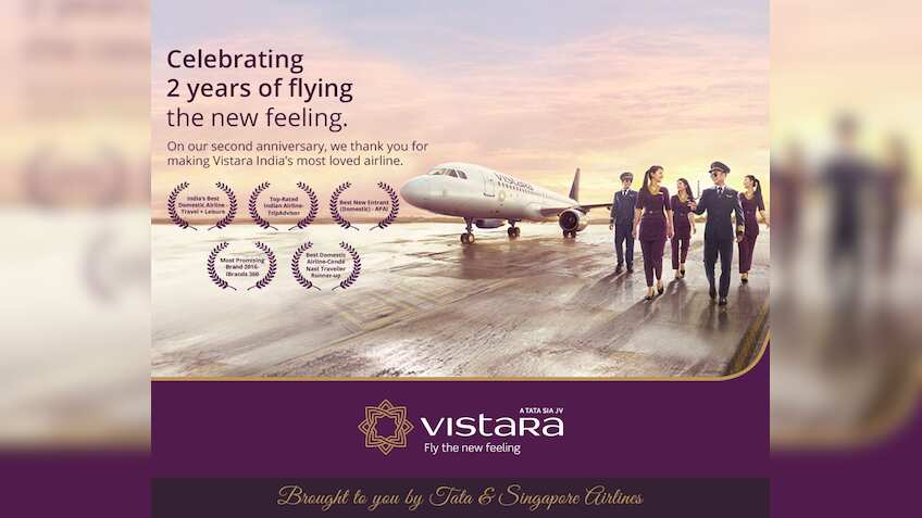 Vistara announces 3-day all inclusive one-way fares starting at Rs 899 